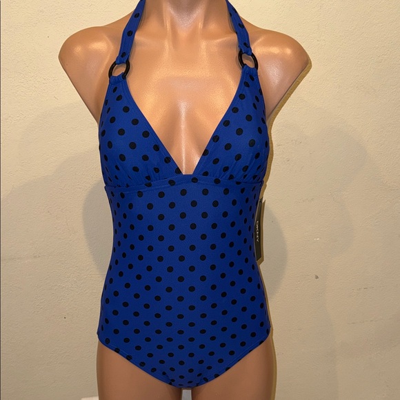 NWT DKNY one piece halter swimsuit size - Picture 2 of 4
